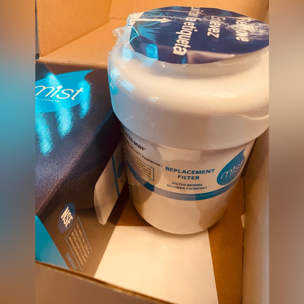 2 GE Refrigerator MWF Water Filter Replacements